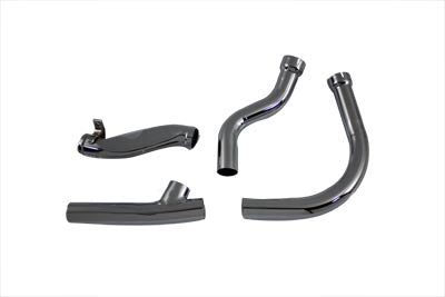 2 into 1 Exhaust Pipe Chrome Header Set 1948 / 1957 FL
