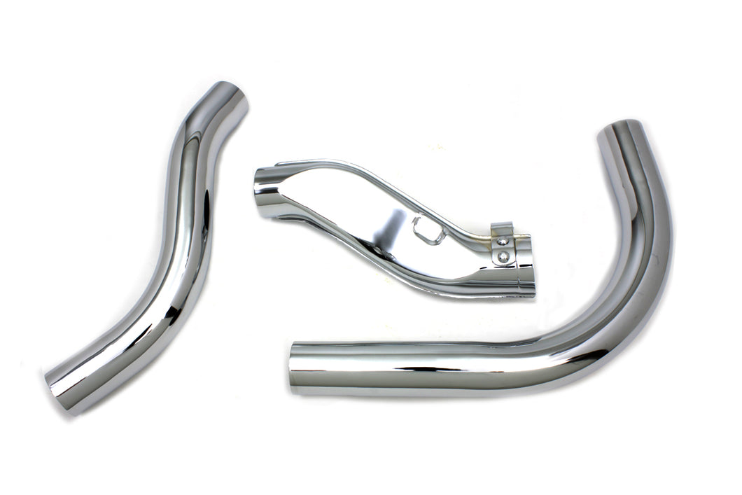 Knucklehead Exhaust Header Set Chrome 1936 / 1940 EL 1941 / 1947 FL