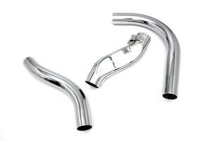 Knucklehead Exhaust Header Set Chrome 1936 / 1940 EL 1941 / 1947 FL