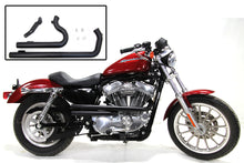 Load image into Gallery viewer, Exhaust Drag Pipe Set Straight Cut Black 2007 / 2013 XL