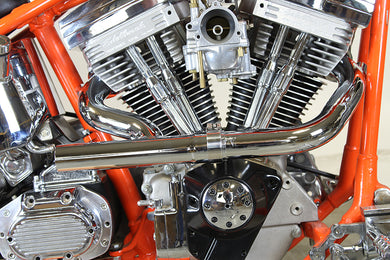 2:1 Siamese Exhaust Header Set Chrome 1986 / UP XL