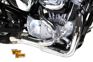Wyatt Gatling 1-3/4 2 into 1 Exhaust Header Set Chrome 2004 / 2013 XL