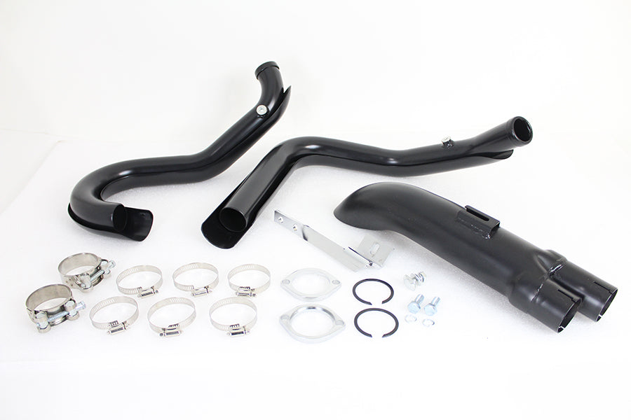 Wyatt Gatling 1-3/4 2 into 1 Exhaust Header Set Black 2014 / UP XL
