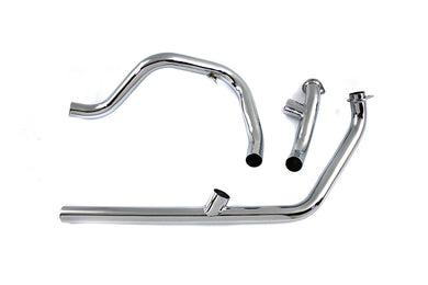 Dual Crossover Chrome Exhaust System 1970 / 1984 FL