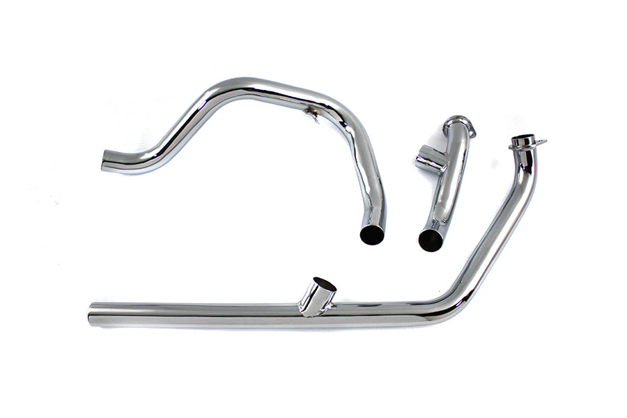 Dual Crossover Chrome Exhaust System 1970 / 1984 FL