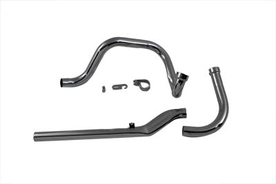 Dual Crossover Chrome Exhaust System 1965 / 1965 FL