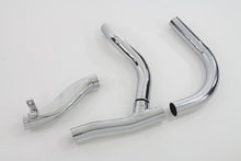 Load image into Gallery viewer, Replica 2 into 1 Chrome Exhaust Pipe Header Set 1936 / 1940 EL 1941 / 1947 FL