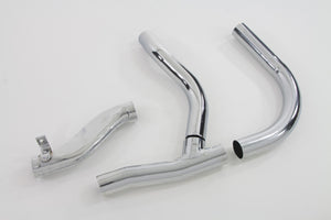 Replica 2 into 1 Chrome Exhaust Pipe Header Set 1936 / 1940 EL 1941 / 1947 FL