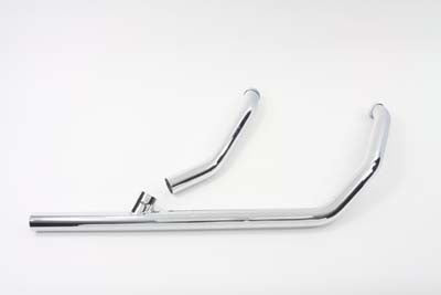 2 into 1 Exhaust Pipe Header Chrome 1996 / 2006 FLT 1996 / 2006 FLHT 1996 / 2006 FLT 1996 / 2006 FLHR