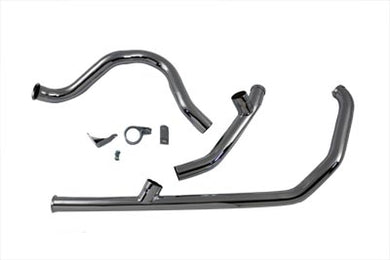 Dual Crossover Exhaust System Chrome 1985 / 1994 FLT