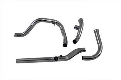 Dual Crossover Chrome Exhaust System 1965 /  FL