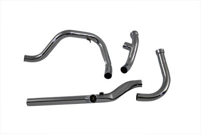 Dual Crossover Chrome Exhaust System 1965 /  FL
