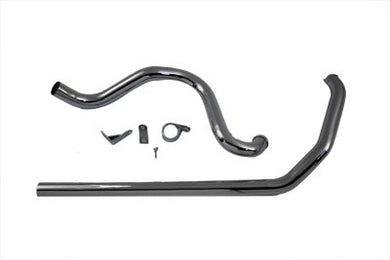 True Dual Exhaust Pipe System Chrome 1995 / 2006 FLT