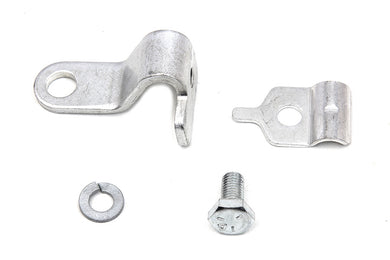 Cadmium Throttle Cable Bracket and Clamp 1972 / 1973 XL