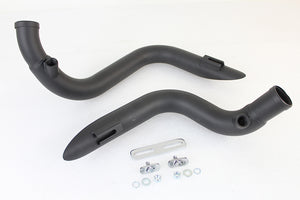 LAF Straight Down Drag Pipe Set Black 2000 / 2017 FXST 2000 / 2017 FLST