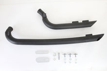 Load image into Gallery viewer, Curved Radius 2 Drag Pipe Set Black 1986 / 2017 FXST 1986 / 2017 FLST