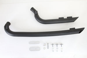 Curved Radius 2 Drag Pipe Set Black 1986 / 2017 FXST 1986 / 2017 FLST