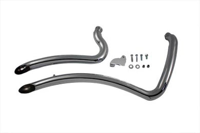 Exhaust Drag Pipe Set Curve 1986 / 2006 FXST