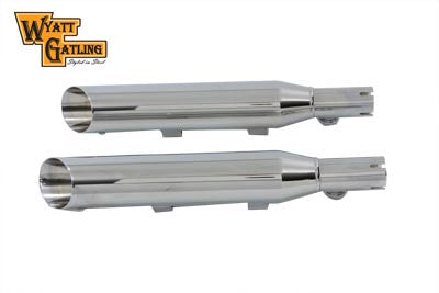 Wyatt Gatling Side Slash Slip-On Muffler Set Chrome 2004 / 2013 XL