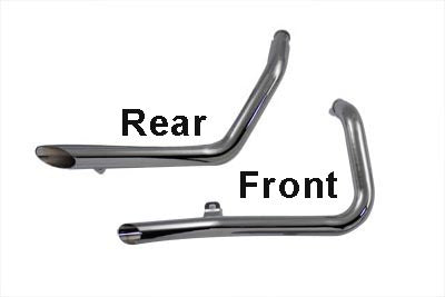 Exhaust Drag Pipe Set Side Slash Style 1986 / 2003 XL