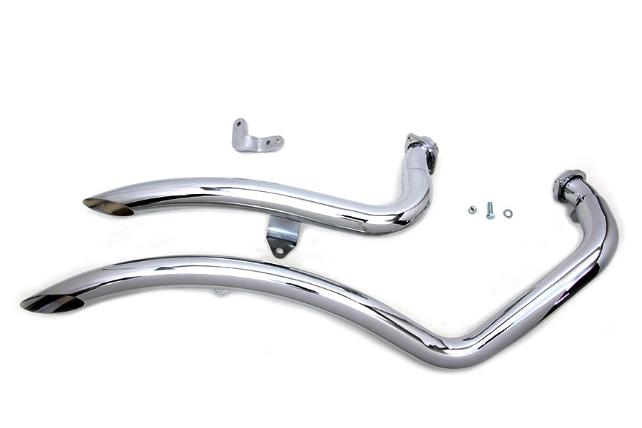 Exhaust Drag Pipe Set Curvado 2004 / 2013 XL