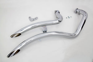 Exhaust Drag Pipe Set Curvado 2004 / 2013 XL