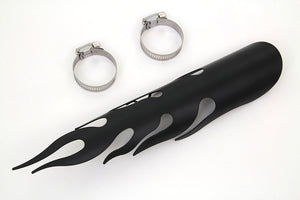 Black Flame Heat Shield 0 /  Custom application for 1-3/4 pipes"