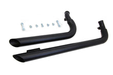 Load image into Gallery viewer, Wyatt Gatling Exhaust Drag Pipe Set Slash Cut Black 1986 / 2013 XL