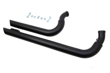 Load image into Gallery viewer, Wyatt Gatling Exhaust Drag Pipe Set Slash Cut Black 1986 / 2013 XL