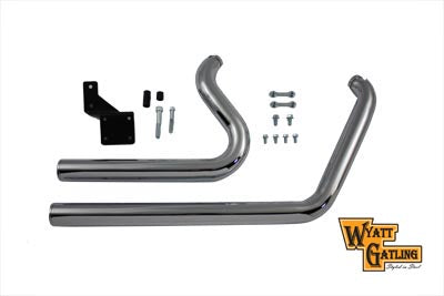 Wyatt Gatling Drag Exhaust Pipe Set Short Stuff Style 1984 / 2006 FXST