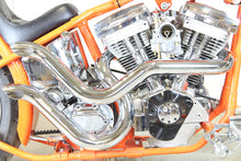 Load image into Gallery viewer, Exhaust Drag Pipe Set Slash Cut 0 /  Custom application for right side drive Big Twin only