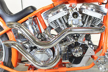 Load image into Gallery viewer, Exhaust Drag Pipe Set Slash Cut 0 /  Custom application for right side drive Big Twin only