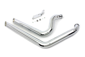 Wyatt Gatling Exhaust Drag Pipe Set Side Slash 1986 / 2006 FXST