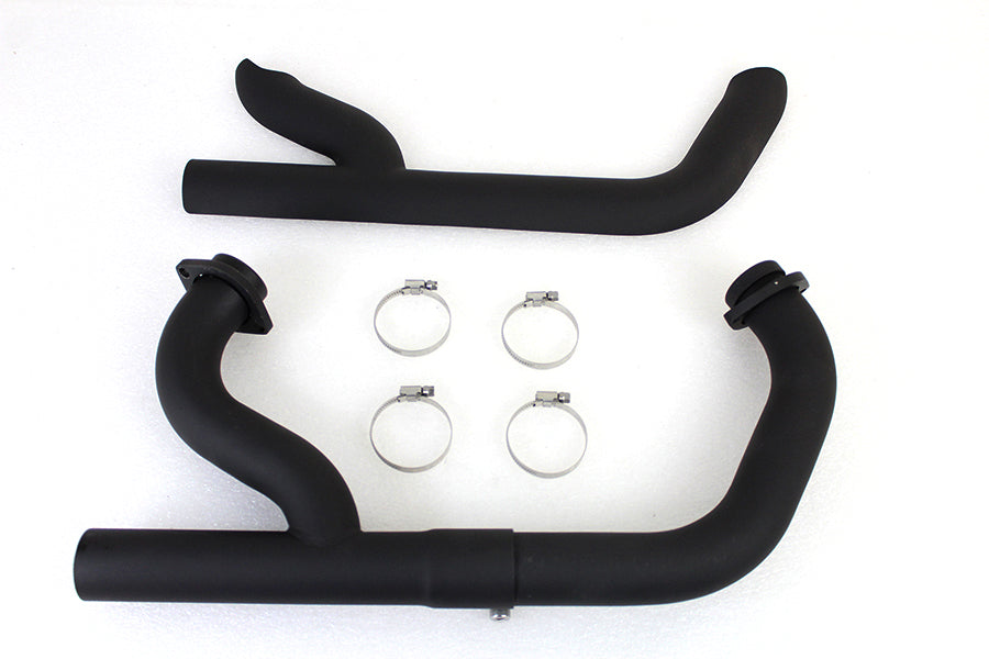 2:1 Siamese Exhaust Header Set Black 1986 / 2006 XL without oxygen sensor bung receptors1986 / 1999 FX without oxygen sensor bung receptors1986 / 1999 FLST Evo motors only1986 / 1999 FXST Evo motors only