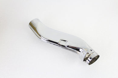 Flat Squash Pipe with Tab Chrome 1936 / 1953 EL 1941 / 1964 FL