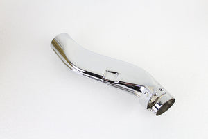 Flat Squash Pipe with Tab Chrome 1936 / 1953 EL 1941 / 1964 FL