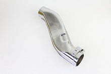 Load image into Gallery viewer, Flat Squash Pipe with Tab Chrome 1936 / 1953 EL 1941 / 1964 FL