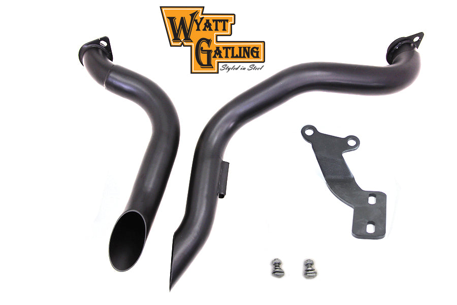 Black Wyatt Gatling Down Draft Drag Pipes 1970 / 1984 FX 1970 / 1984 FX 1970 / 1984 FL 1970 / 1984 FL