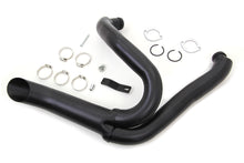 Load image into Gallery viewer, Black Wyatt Gatling 2 into 1 Exhaust Pipe Header Kit 1986 / 2011 FXST 1991 / 2011 FXDWG 1986 / 1994 FXR
