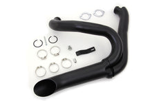Load image into Gallery viewer, Black Wyatt Gatling 2 into 1 Exhaust Pipe Header Kit 1986 / 2011 FXST 1991 / 2011 FXDWG 1986 / 1994 FXR
