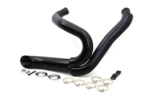 Black Wyatt Gatling 2 into 1 Exhaust Pipe Header Kit 2012 / 2017 FXST 2012 / 2017 FXDWG