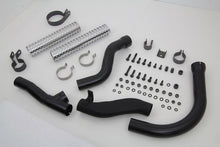 Load image into Gallery viewer, Black Replica Panhead Exhaust Header Kit 1948 / 1957 FL