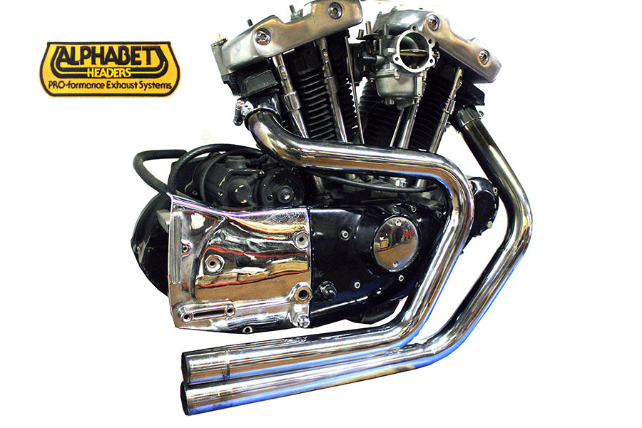 Alphabet XL Exhaust Header Set Chrome 1971 / 1985 XL