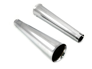 Chrome Megaphone Tip Set for 1-7/8 Muffler 1958 / 1984 FL