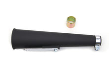 Load image into Gallery viewer, Black Megaphone Widow Trust Muffler 0 /  Custom application for 1-3/4 pipes that have 1-7/8&quot; outer diameter&quot;