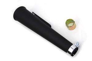 Black Megaphone Widow Trust Muffler 0 /  Custom application for 1-3/4 pipes that have 1-7/8" outer diameter"