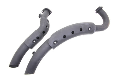 Black 1-3/4 Magnum Exhaust Drag Pipe Set 2004 / 2013 XL