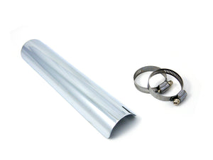 12" Exhaust Heat Shield Chrome 0 /  Custom for 2 pipes"