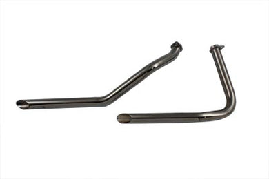 Exhaust Drag Pipe Set Over Transmission Style 1966 / 1969 FL