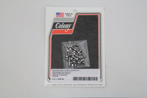 Rocker Arm Cover Screw Kit Chrome 1941 / 1947 FL 1939 / 1940 EL